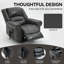 Fauteuil inclinable électrique en cuir Kyrian-143898812