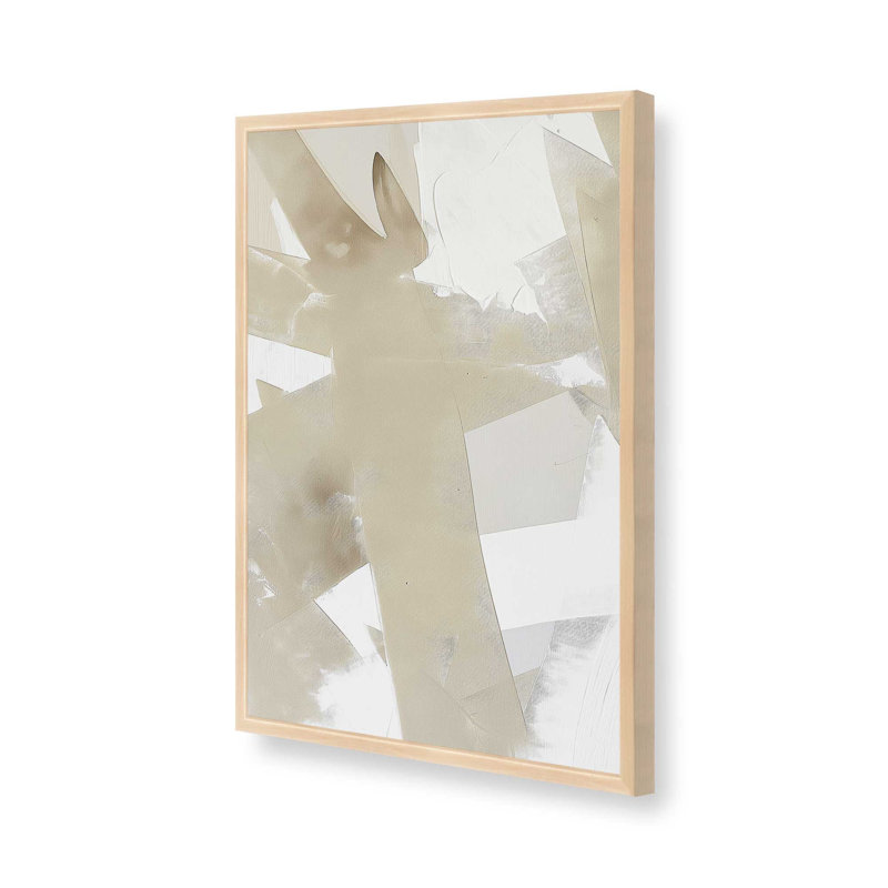 Impression Soft Momentum II, Reproduction encadrée sans passe-partout, Érable brut, H 37 po x l 25 po x P 1,25 po