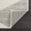 Tapis gris foncé, beige et crème Texcoco Southwestern Aztec-291122648