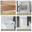 Ensemble de meuble-lavabo mural 22 po avec lavabo et portes à fermeture en douceur pour petites salles de bain-133397062