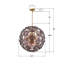 Luminaire suspendu en laiton vieilli 9 lumières Cailynne-227750263