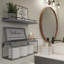 Tablettes flottantes murales avec enseigne murale-1652798846