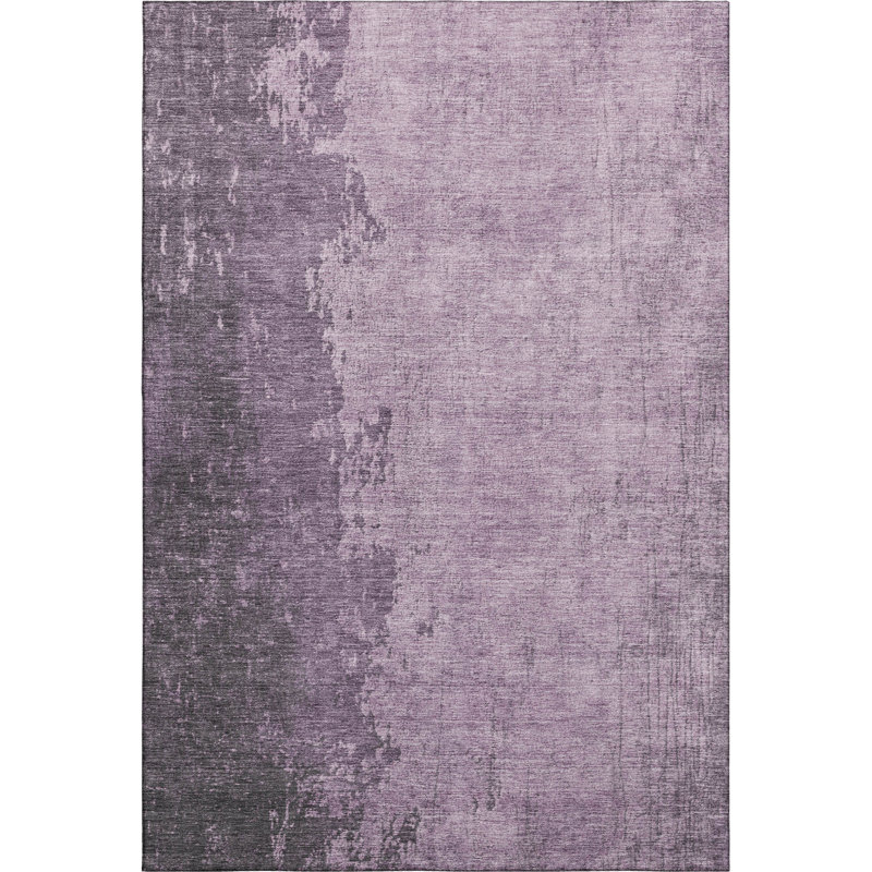 Premium Machine Washable Woodson AMF1912 Abstract Rug, Rectangle 8' x 10'