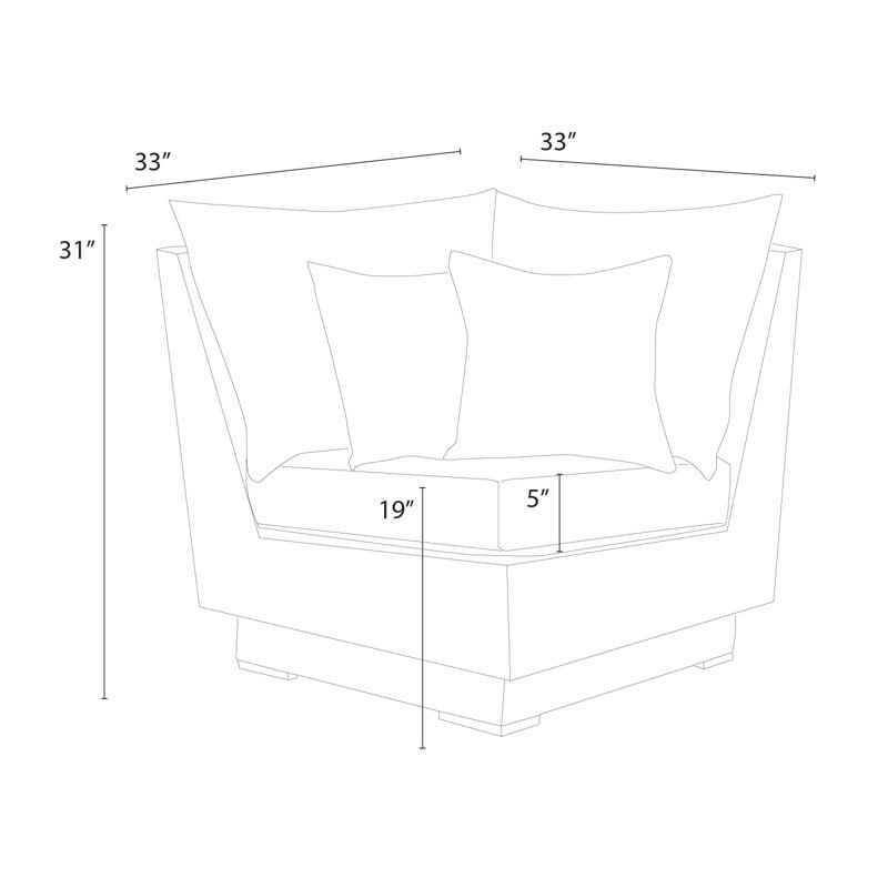 Cannes 9 Piece Seating Group with Cushions, Cast Coral Sunbrella® Plainweave