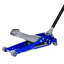 Cric horizontal en fer 3T / Service de chariot hydraulique / Cric de plancher avec selle supplémentaire