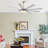 Majlis 72'' Brushed Nickel Ceiling Fan with LED Lights and 9 Sliver Blades-481152754