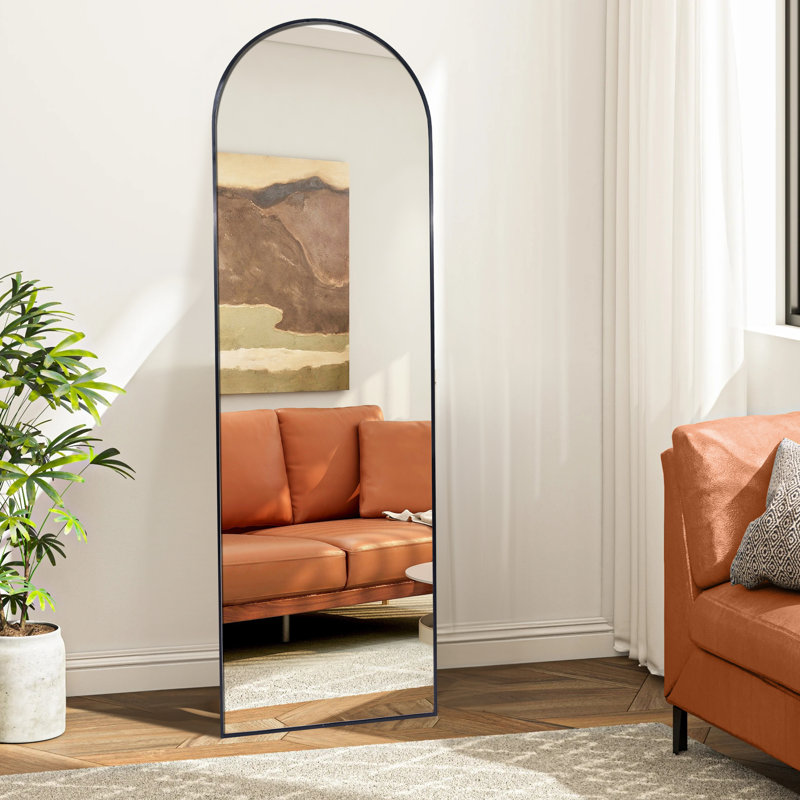 Miroir Avellana, 62,37 po x 19,37 po, Noir