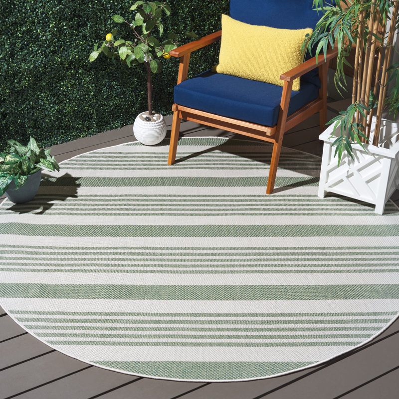Tapis intérieur / extérieur Dunnell Performance, Rond 6 pi 7 po