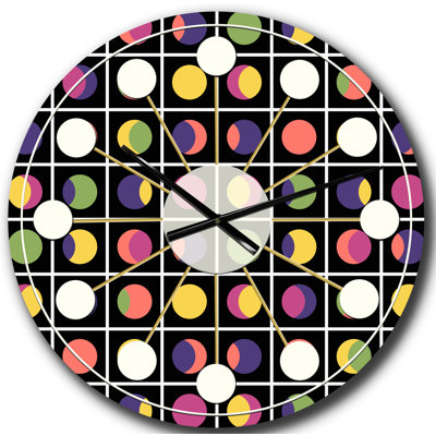 Horloge murale rétro Mid-Century