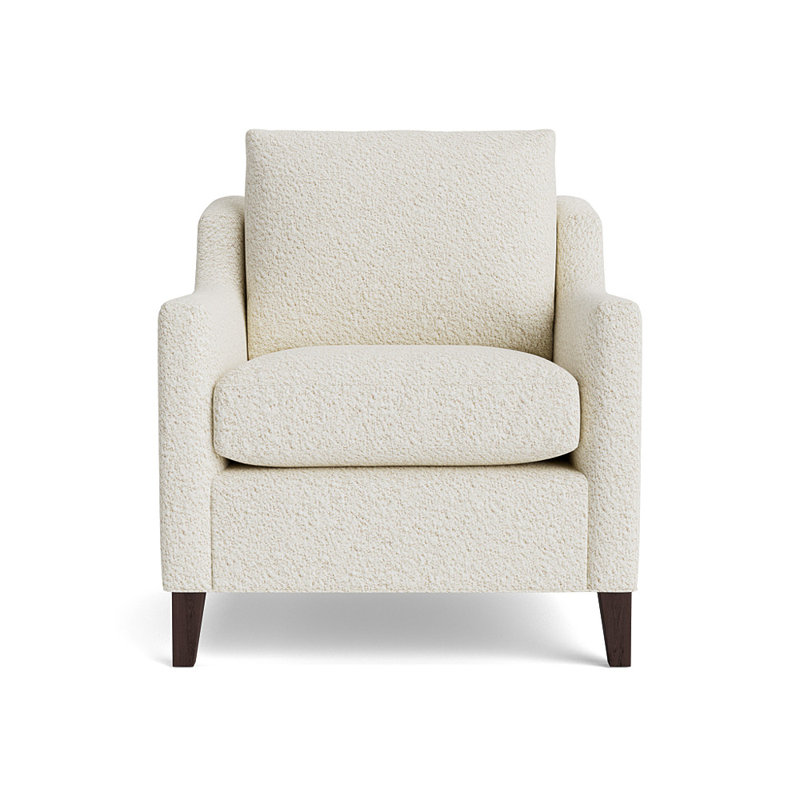 Gigi Upholstered Armchair, Berber - Cream, Java