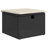 Vidaxl Garden Sofa Set Black, White