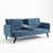 Velours bleu est en rupture de stock