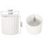 Jardinière antique blanche - panier de jardin en oxyde de magnésium pour plantes, 13,08 po Profondeur, largeur, hauteur, 9,32 lb
