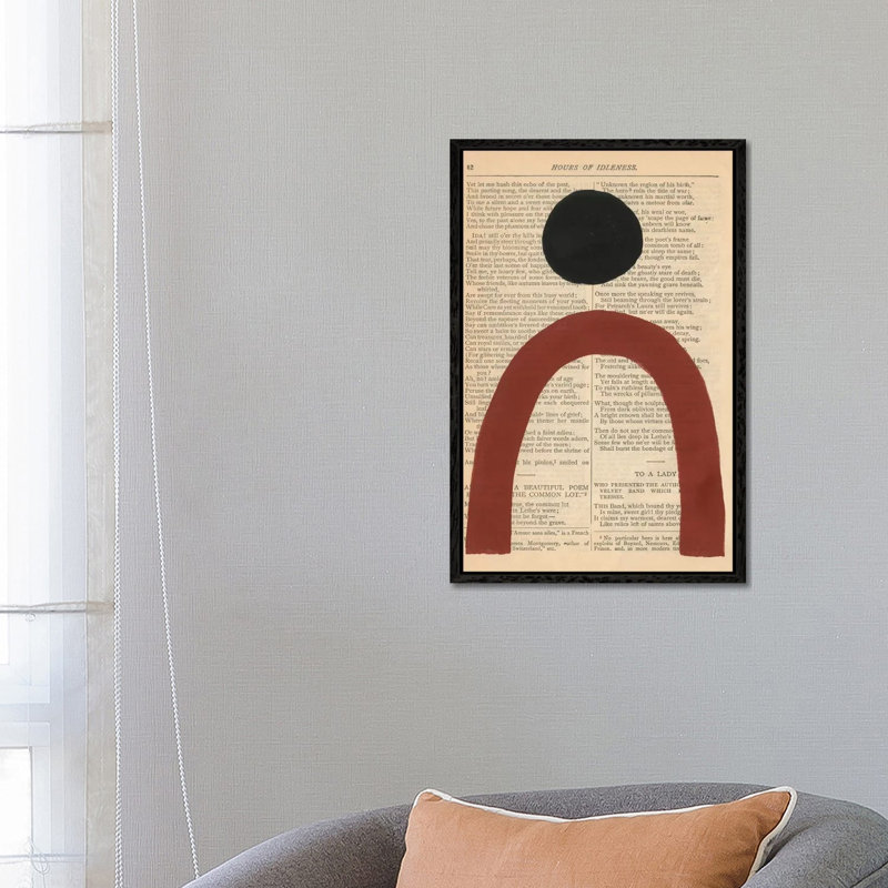 Modern Prose VI by Renée Stramel - Gallery-Wrapped Canvas Giclée on Canvas, Black Framed, 66.04 cm H x 45.72 cm W