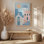 Santorini Sunlit Dreams II, reproduction sur toile dans un cadre noir, 18 po x 12 po