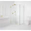 Illume 48 in. x 47.5 in. x 78 in. 90-degree Fully Frameless Wall Hinged Glass Shower Enclosure-98508985
