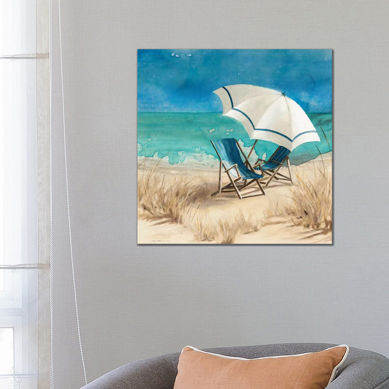 " Delray Beach II " by Carol Robinson, 26" H x 26" W x 1.5" D, No Matte, Wrapped Canvas
