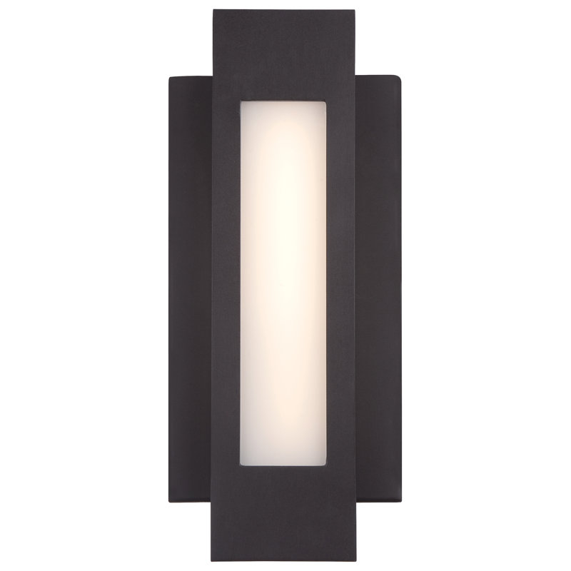 Plafonnier encastré à DEL pour l'extérieur, 12" H x 5.25" W x 1.75" D