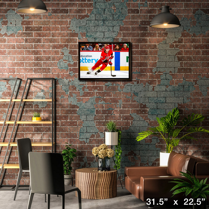 Avec toile encadrée Martin Necas 20 x 29 | Hurricanes de la Caroline