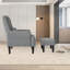 Fauteuil confortable pour le salon avec dossier réglable et fonction inclinable en tissu doux