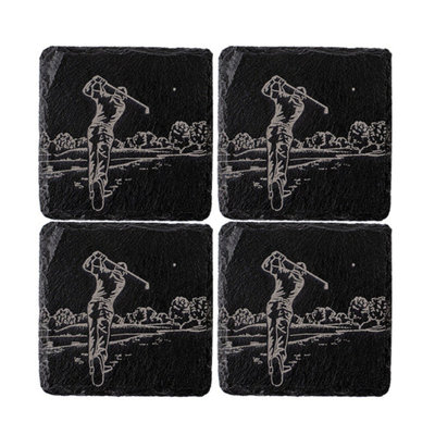 Square 4 Piece Coaster Set