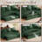 Sleeper Sofa, 82 Inch Pull Out Sofa Bed with Reversible Storage Chaise, USB & Type-C Charging, Hidden Cup Holders, L Shaped Sectional Couch for Living Room, Apartment, Small Space-1155351795