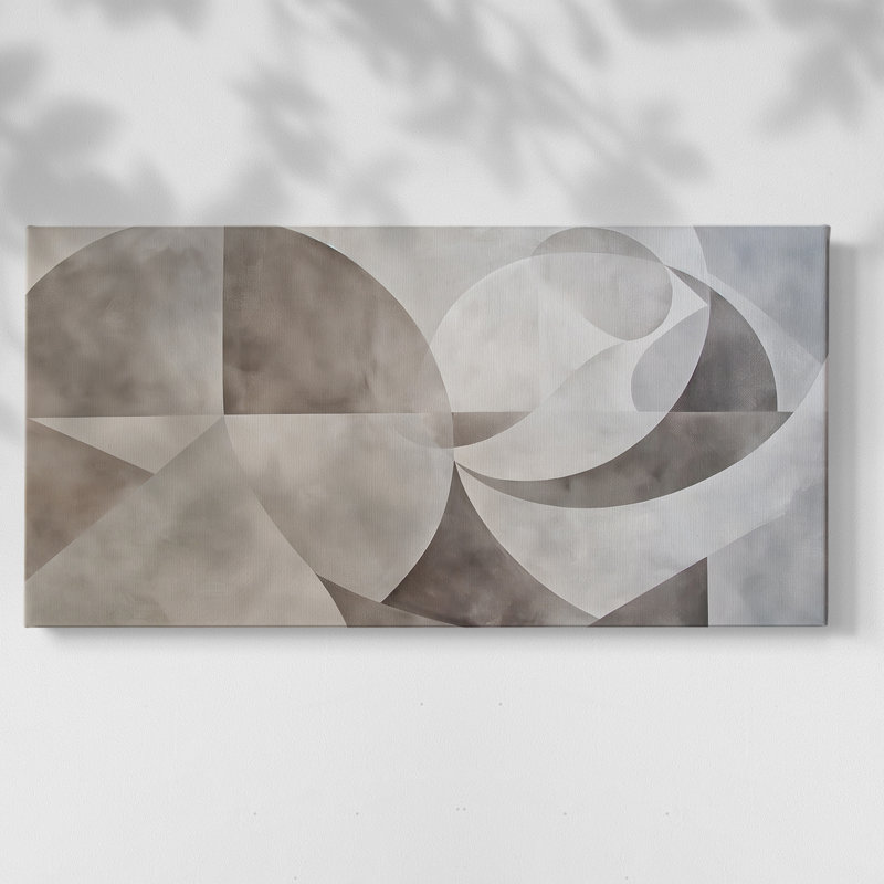 Abstrait, série 1, toile tendue # XIII Gallery, H 16 po x l 32 po