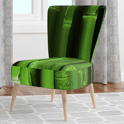 Chaise d'appoint en velours rembourrée à motif floral - Chaise d'appoint moderne à motif floral