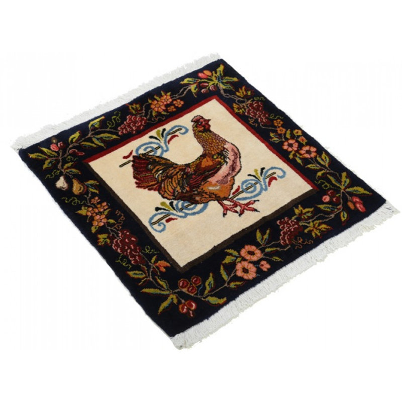 Mikiyas One-of-a-Kind 2'2'' X 2'3'' Hand Knotted Area Rug