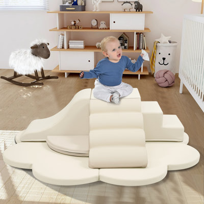 Blocs de mousse souple, structures de jeu pour le développement de l'enfant, mousse d'escalade en mousse pour bébé de 6 pièces, ensemble de jeux pour blocs d'escalade