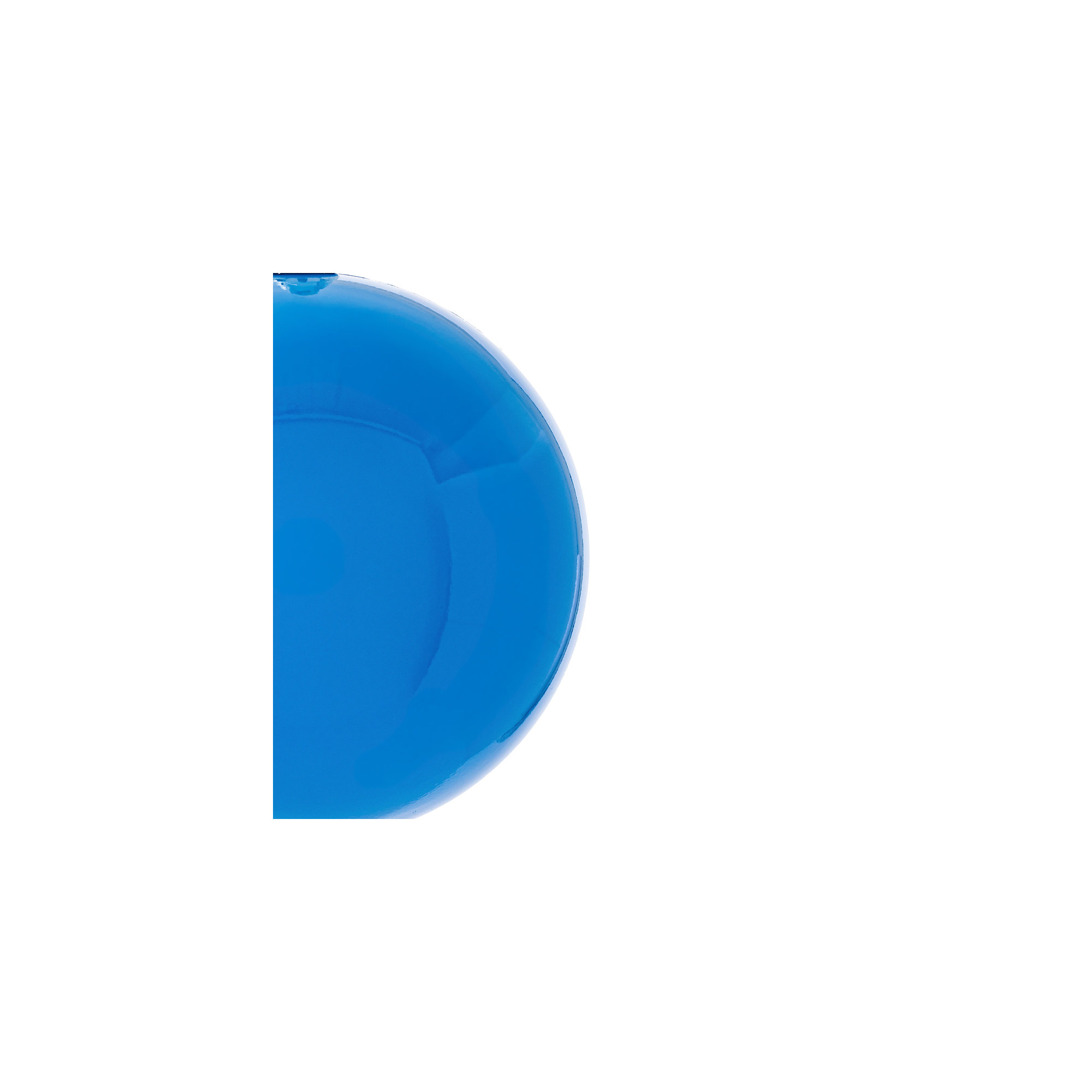  4.75" Aqua High-Gloss Ball Ornament. Includes 4 ornaments per bag., Blue