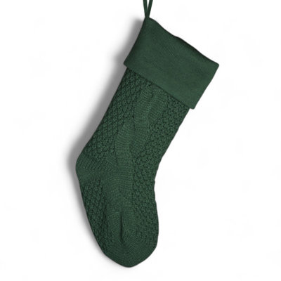 Chaussette de Noël personnalisable Personalized Mall Emerald