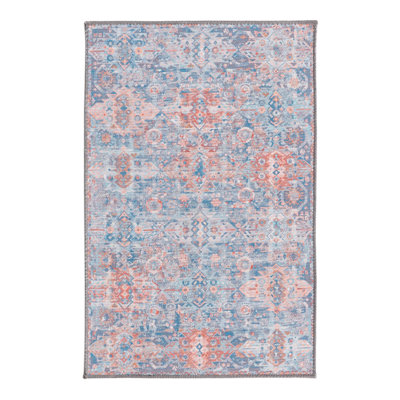 Mayzelle Chenille Oriental Indoor Rug