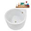 Bac autoportant avec drain 47 "Streamline-102287806