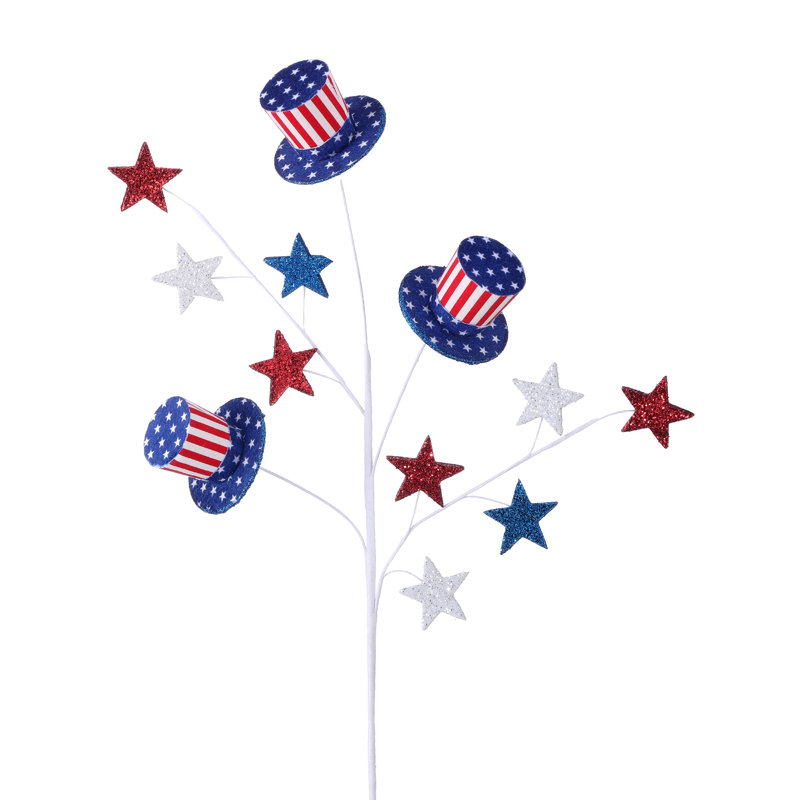 Chapeau 28 po Americana avec étoiles