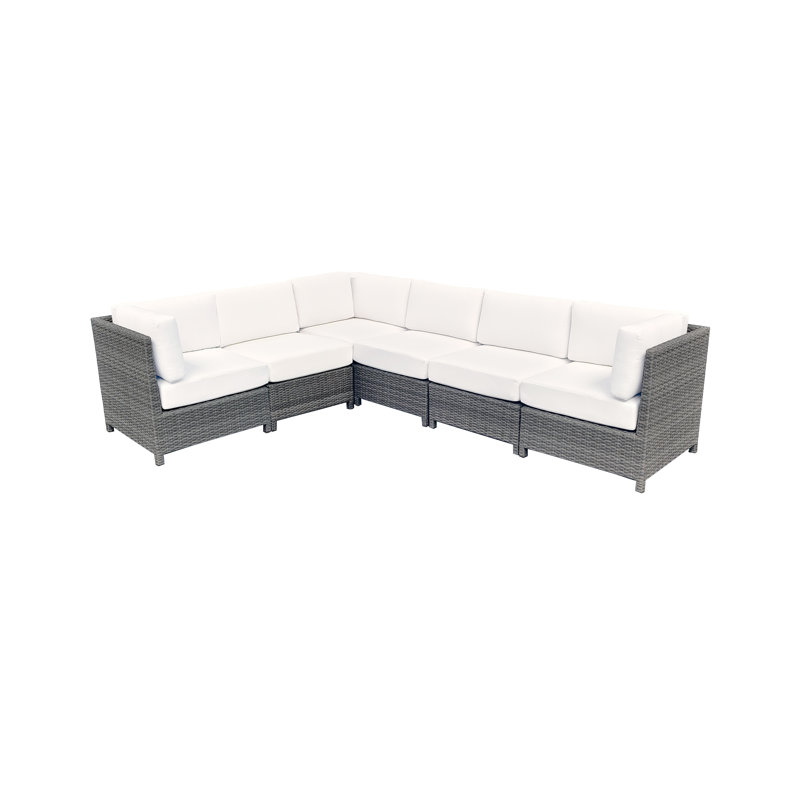 Ensemble modulaire en osier 6 pièces