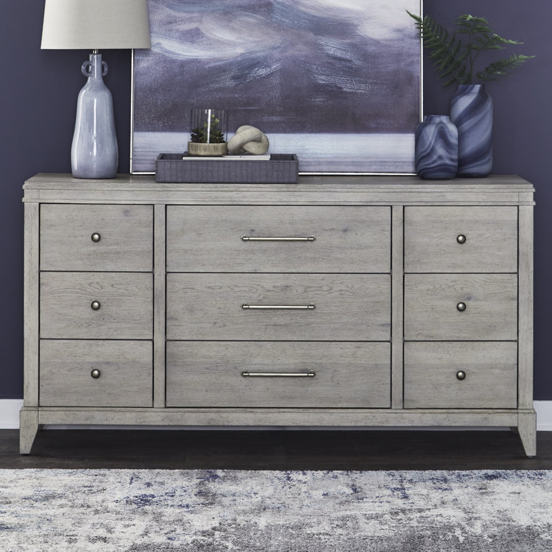 Commode 9 tiroirs Aathan