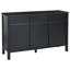 3 Door Sideboard Black Sheri