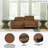 Rally-Up 2-Piece Power Reclining Sectional Loveseat