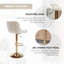 Tabouret pivotant rembourré Garnich-2068796545