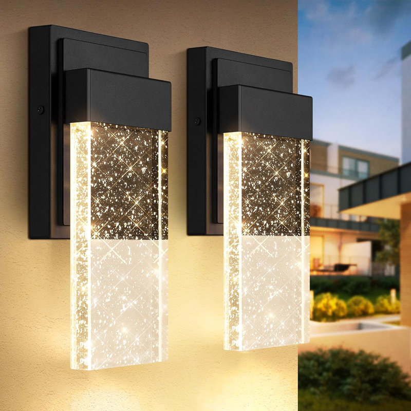 Luminaires muraux d'extérieur imperméables Nordic Hygge