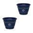 Boîte à fleurs 12 "Modesto, finition blanchie marine, paquet de 2