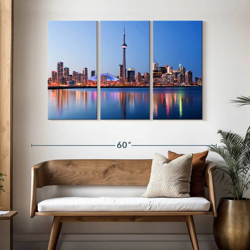 Rorry Toronto Skyline, 32" H x 50" W