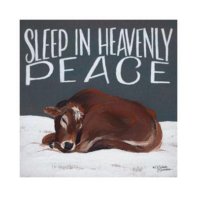 Sleep In Heavenly Peace by Michele Norman - Wrapped Canvas Print