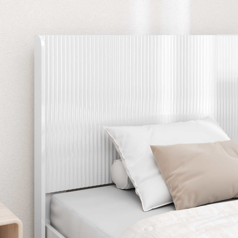 Panel Headboard, 80 x 200cm, High Gloss White