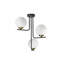 Glass Semi Flush Mount