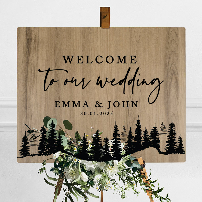Wood Backdrops & Signs, Yes