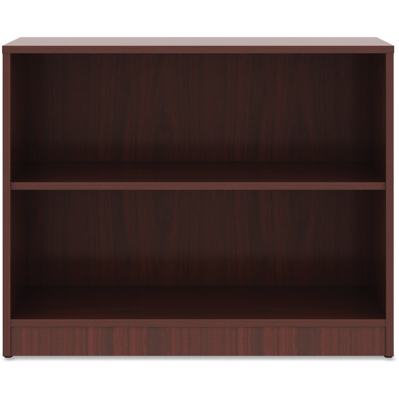 Orlanda Bookcase, Mahogany, (2 Shelves) 29.5" H x 36" W x 12" D