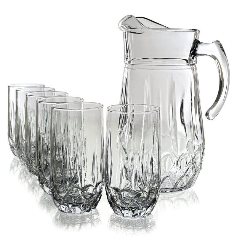 Ensemble de 6 verres et pichet Menda