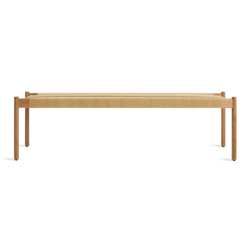 Invitation Bench, 18" H x 48" W x 18" D, White Oak